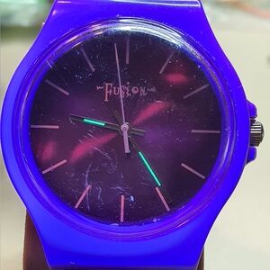 🦋10/$20🦋 Fusion Atomic Wristwear Purple Resin Women's Watch